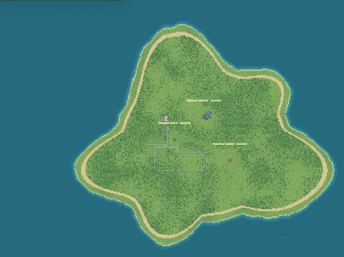 The large forested Ironwood frontier and its strongholds